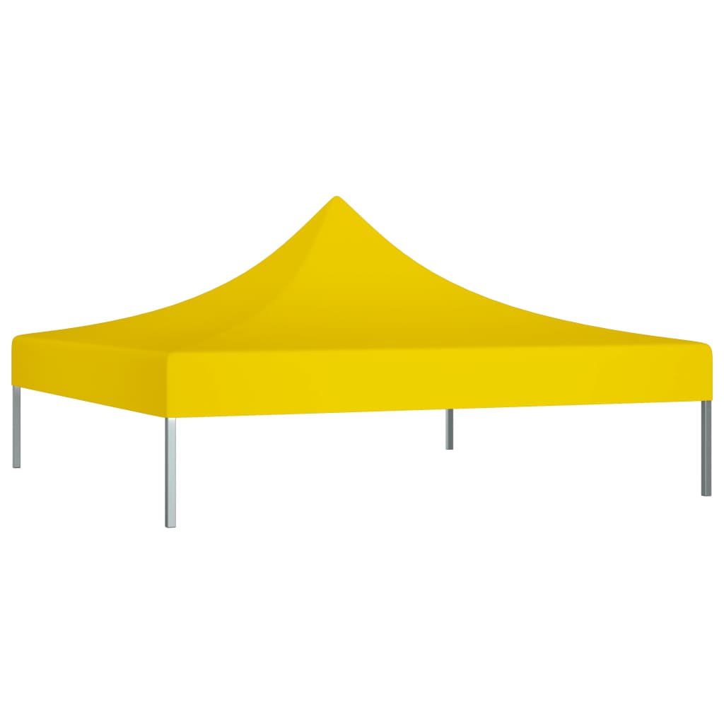 Party Tent Roof 3x3 m Yellow 270 g/m²