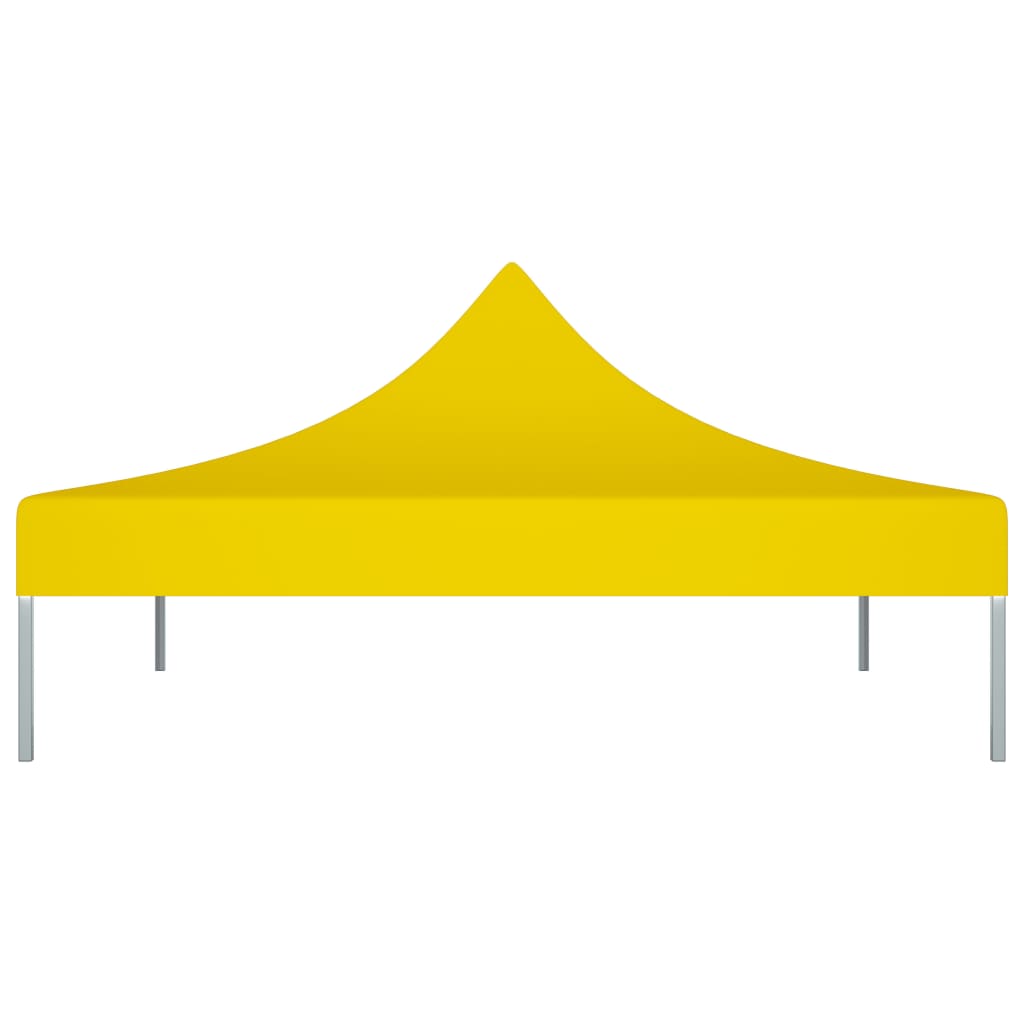 Party Tent Roof 3x3 m Yellow 270 g/m²