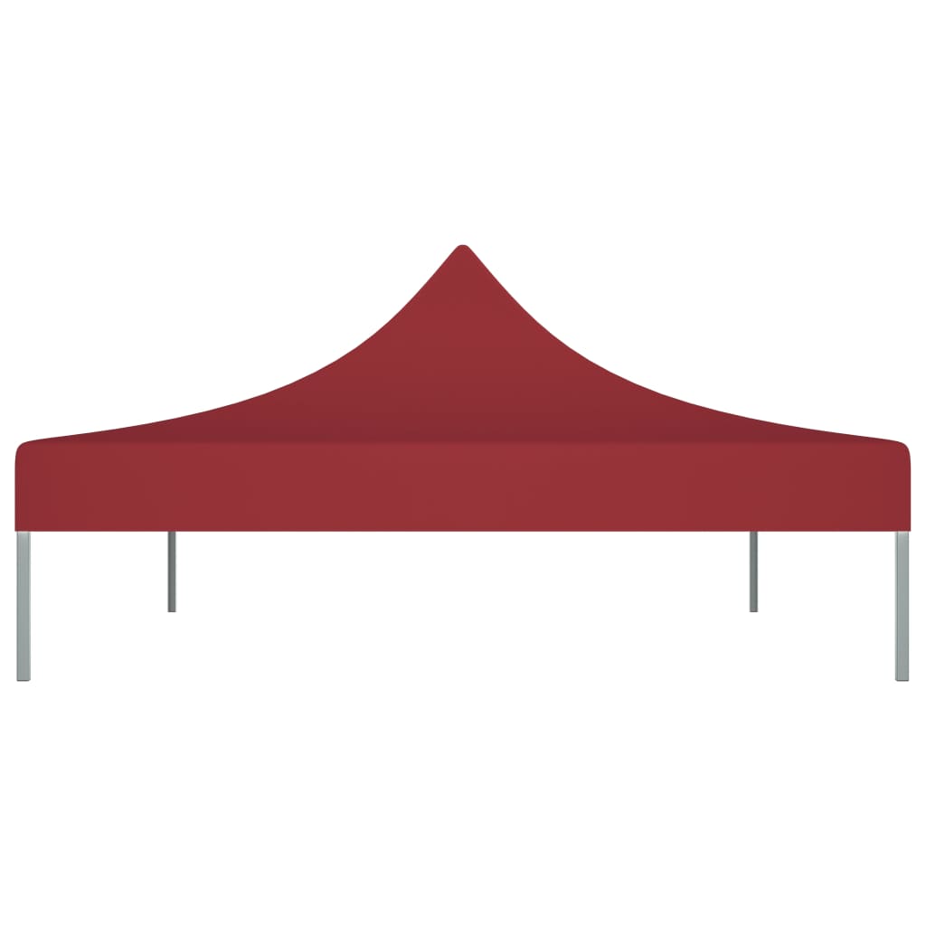 Party Tent Roof 4x3 m Burgundy 270 g/m²