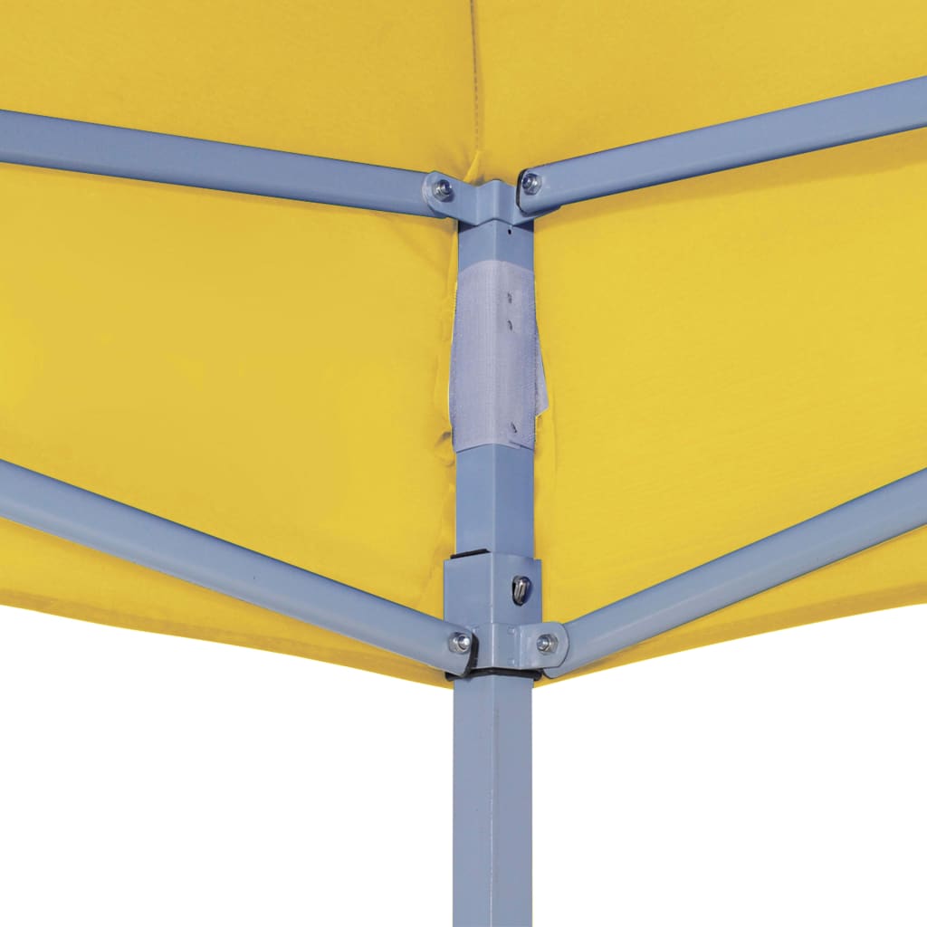Party Tent Roof 4x3 m Yellow 270 g/m²