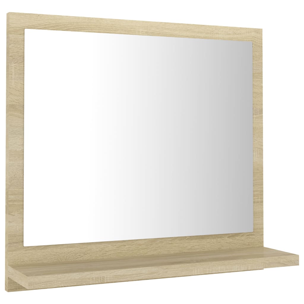 Bathroom Mirror Sonoma Oak 40x10.5x37 cm Engineered Wood
