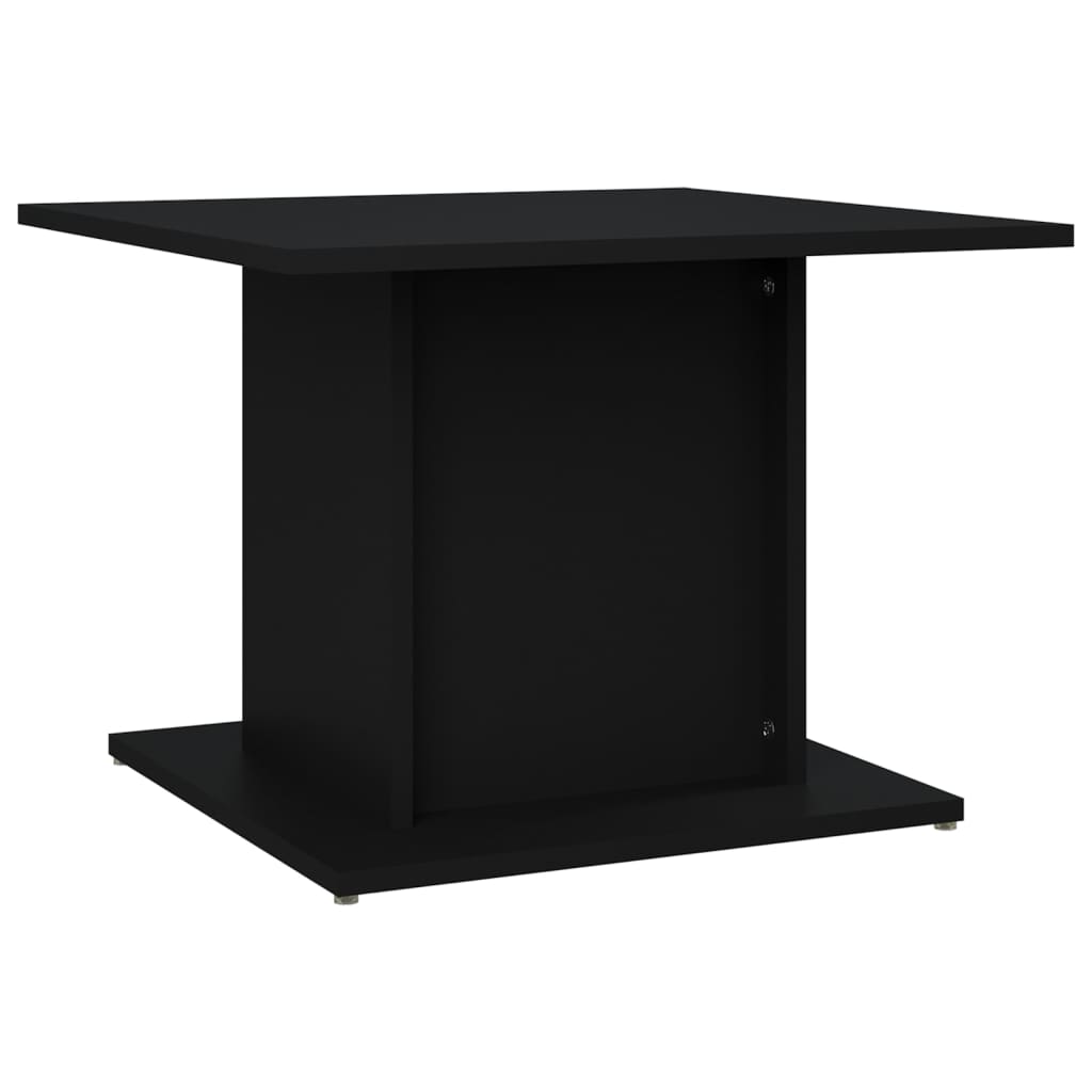 Coffee Table Black 55.5x55.5x40 cm Engineered Wood