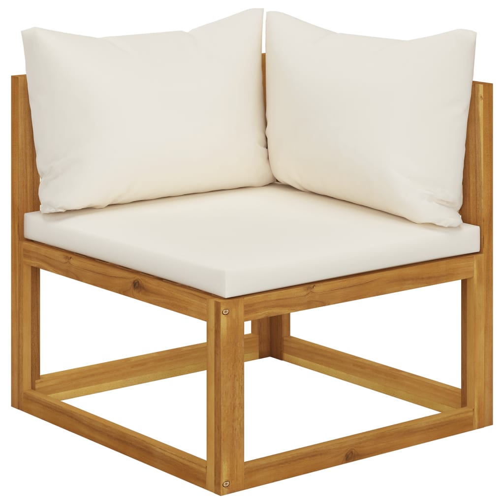 6 Piece Garden Lounge Set with Cushions Solid Wood Acacia (UK/IE/FI/NO only)