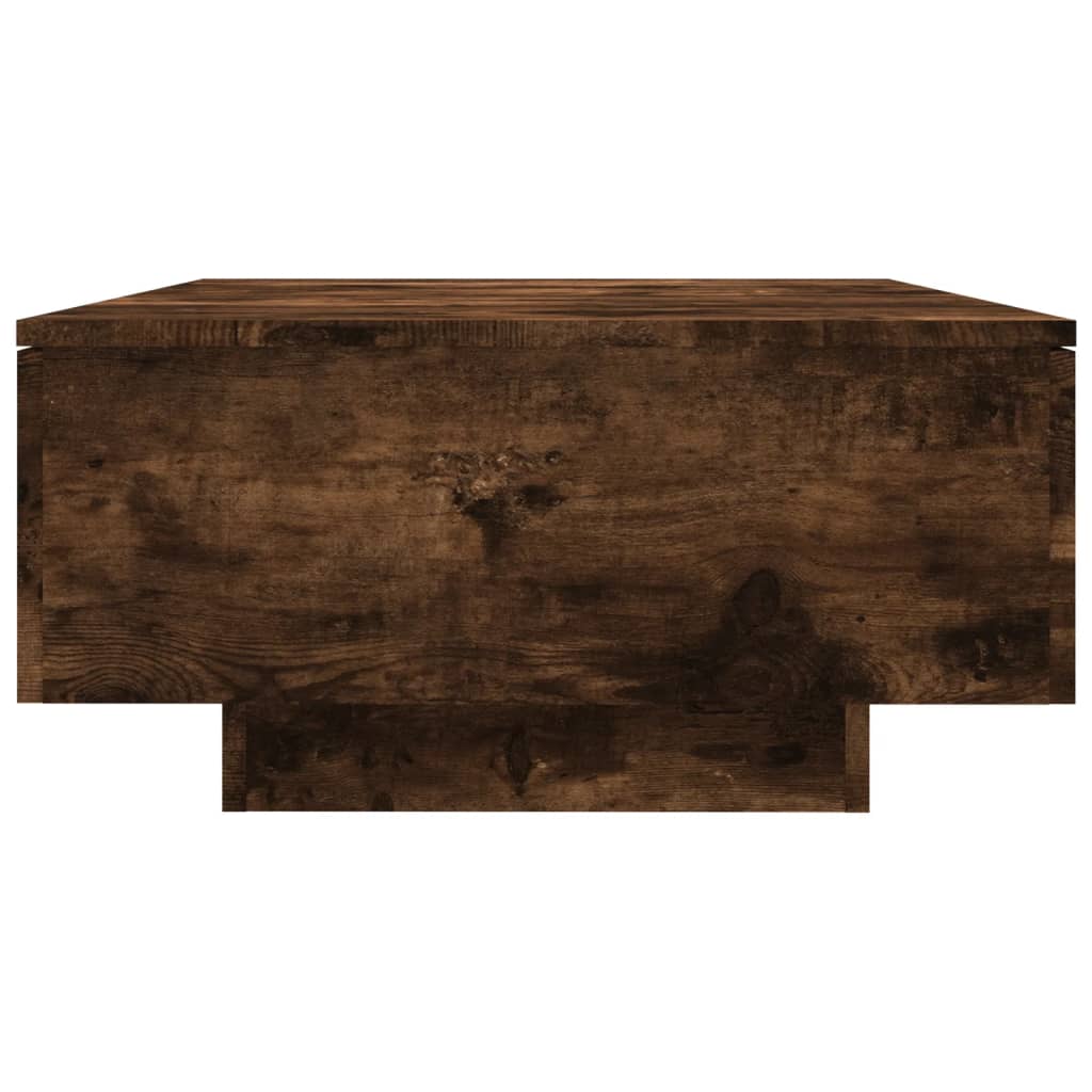 Coffee Table Smoked Oak 90x60x31 cm Engineered Wood