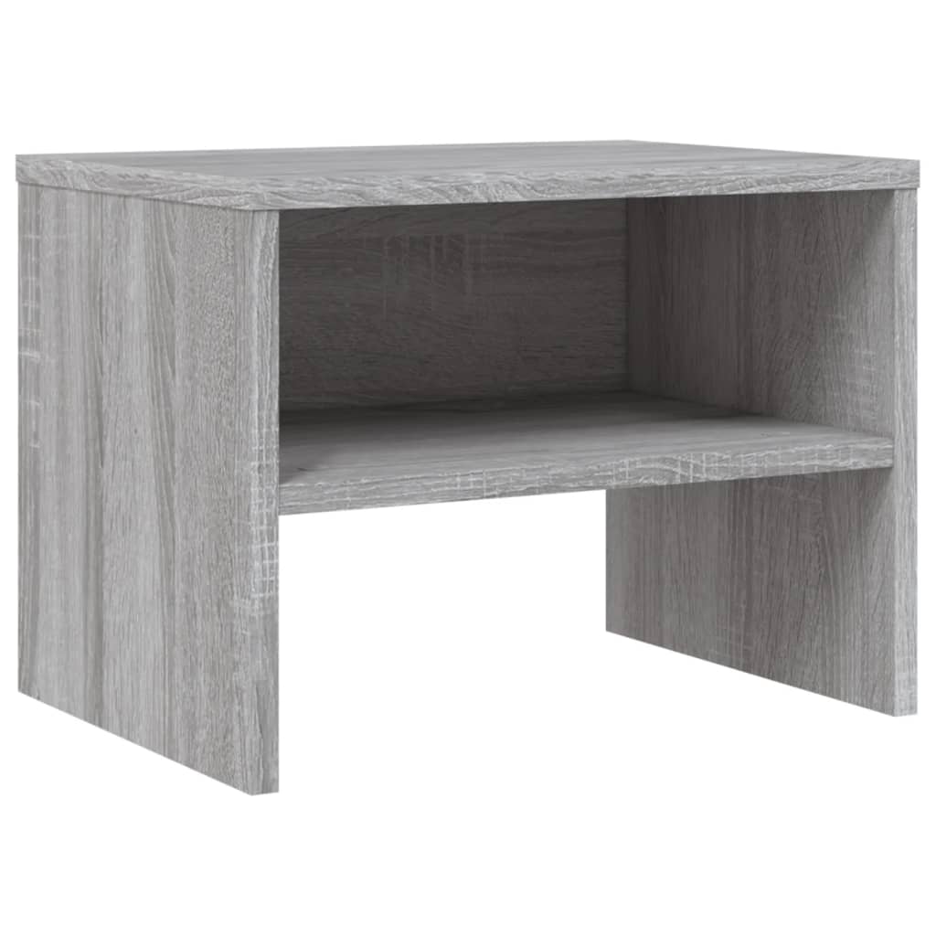 Bedside Cabinets 2 pcs Grey Sonoma 40x30x30 cm Engineered Wood