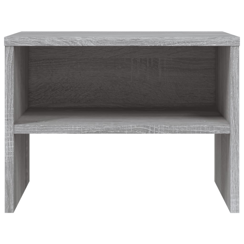 Bedside Cabinets 2 pcs Grey Sonoma 40x30x30 cm Engineered Wood