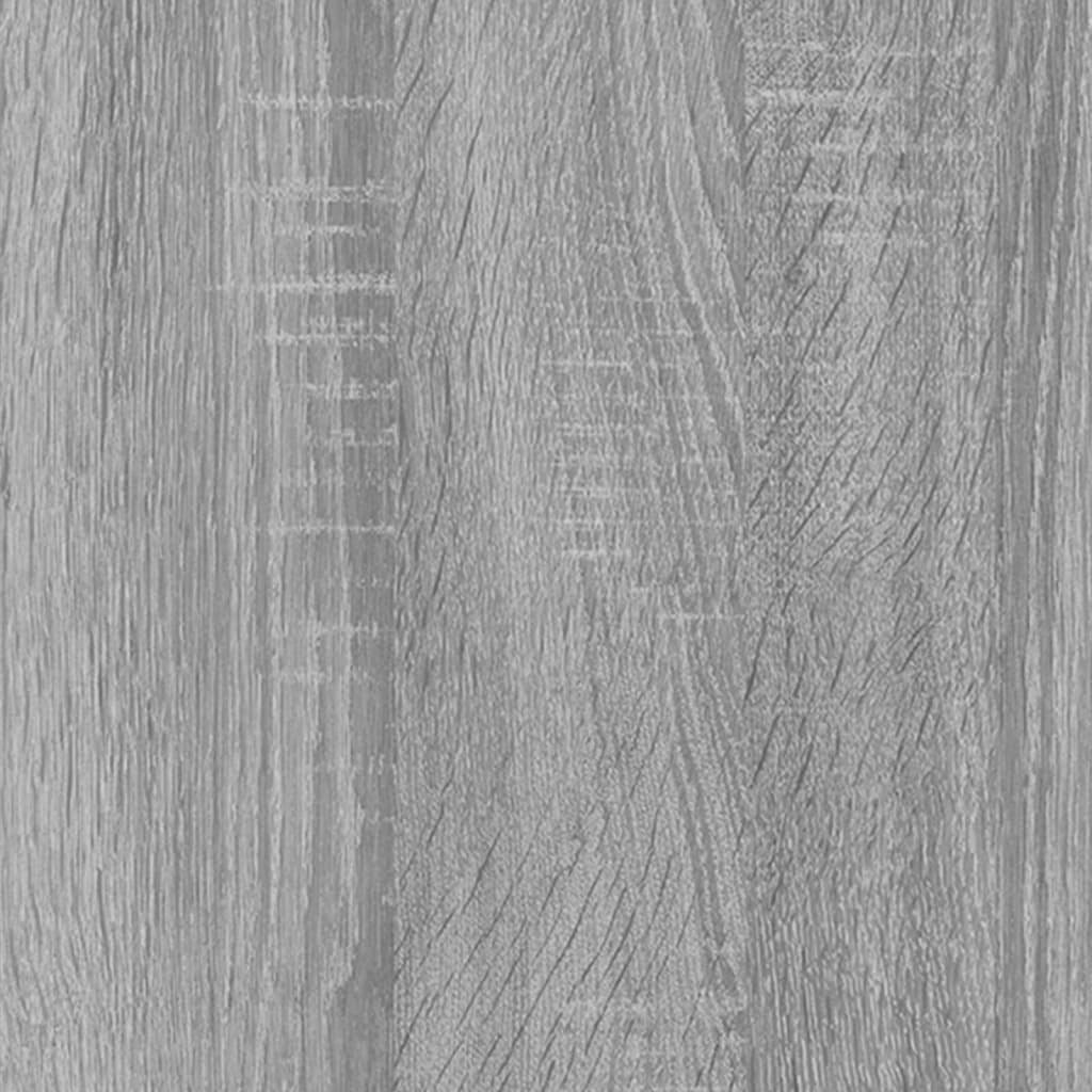 Desk Grey Sonoma 100x50x76 cm Engineered Wood