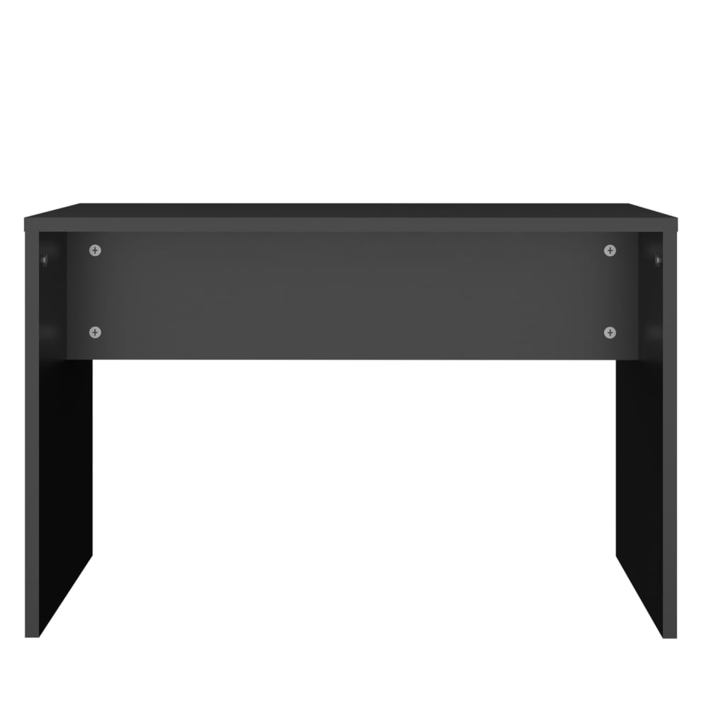 Dressing Table Set Black 86.5x35x136 cm