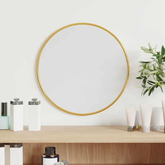 Wall Mirror Gold Ø 30 cm Round