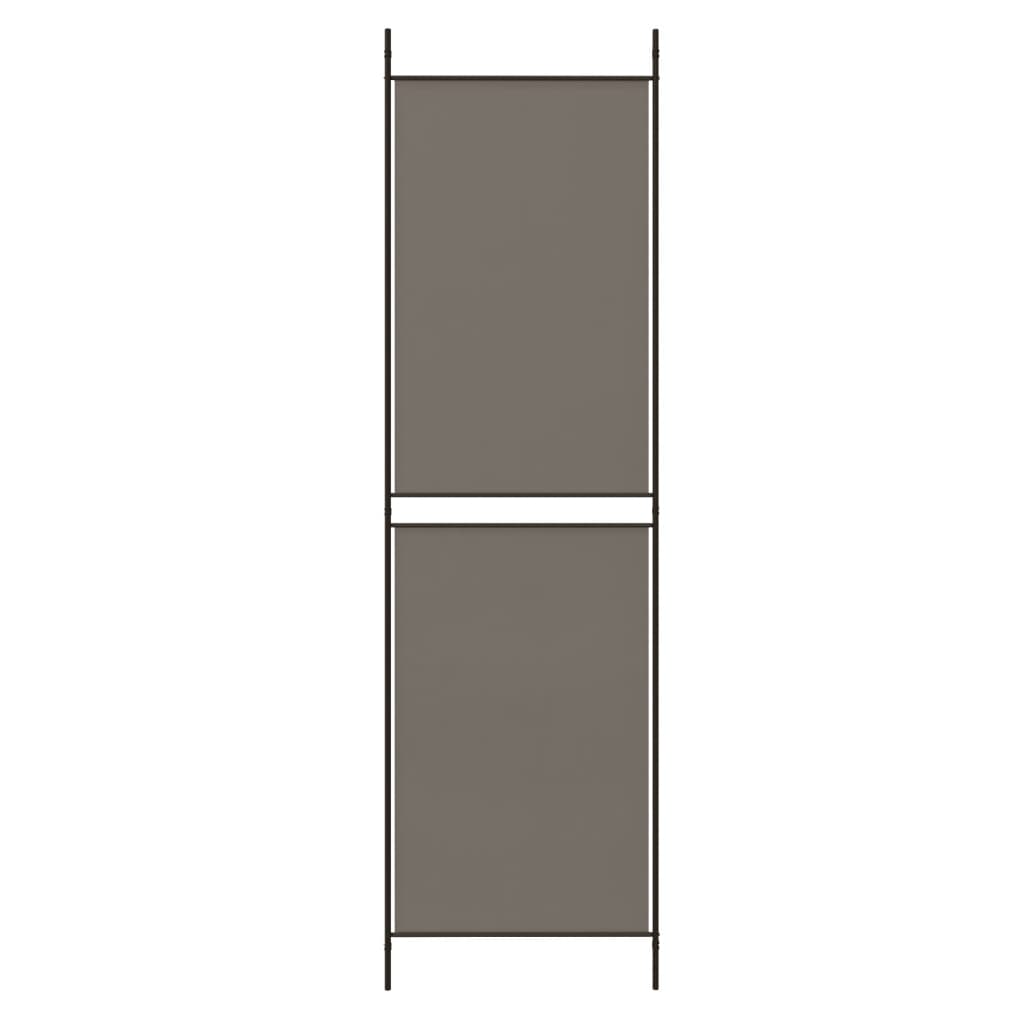 6-Panel Room Divider Anthracite 300x200 cm Fabric