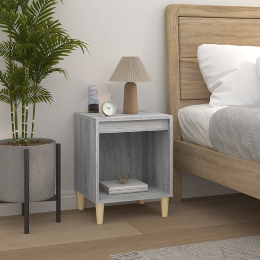 Bedside Cabinet Grey Sonoma 40x35x50 cm