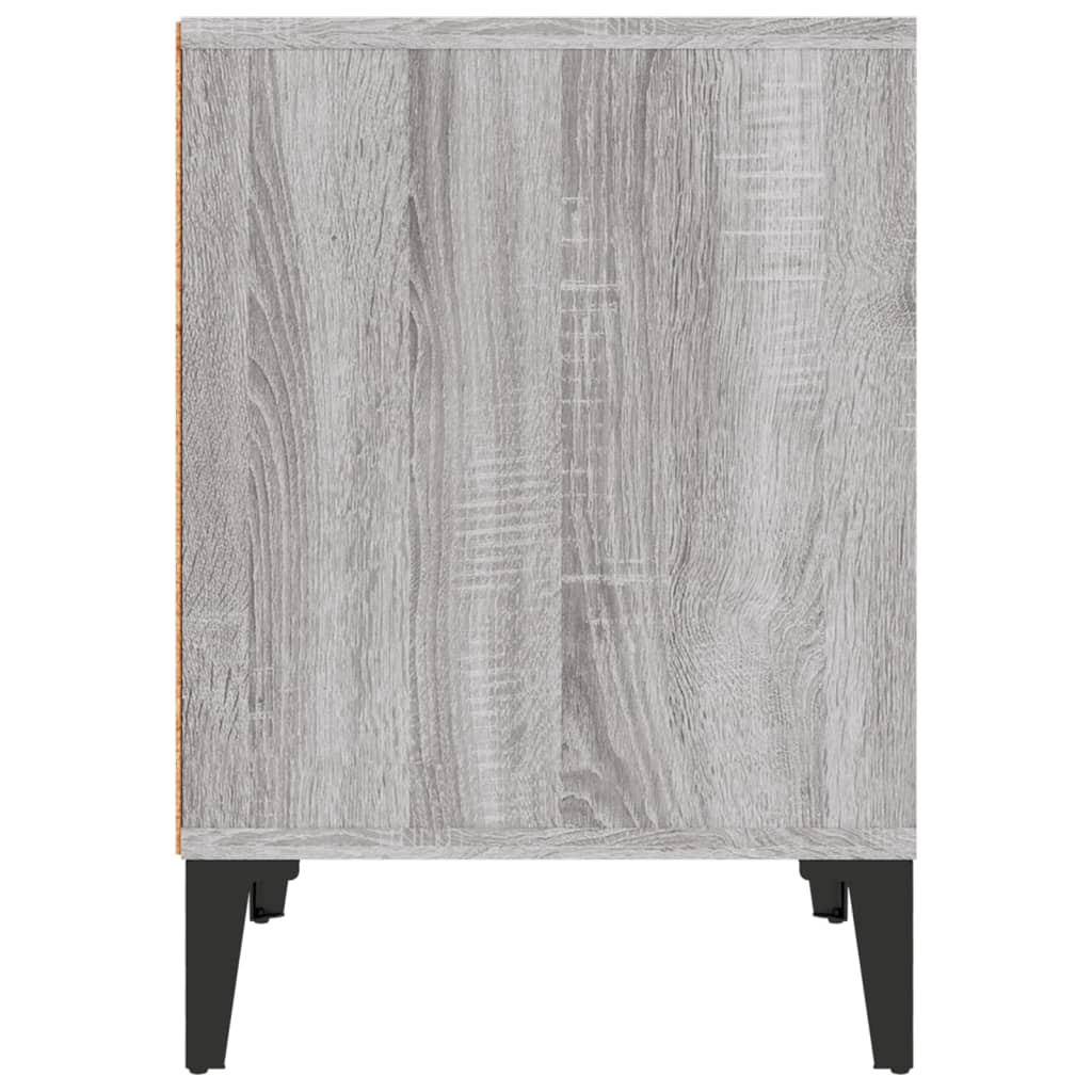 Bedside Cabinet Grey Sonoma 40x35x50 cm