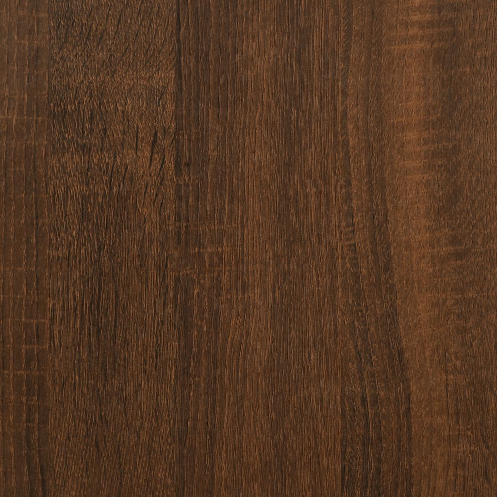 Shoe Cabinet Brown Oak 60x35x105 cm Engineered Wood