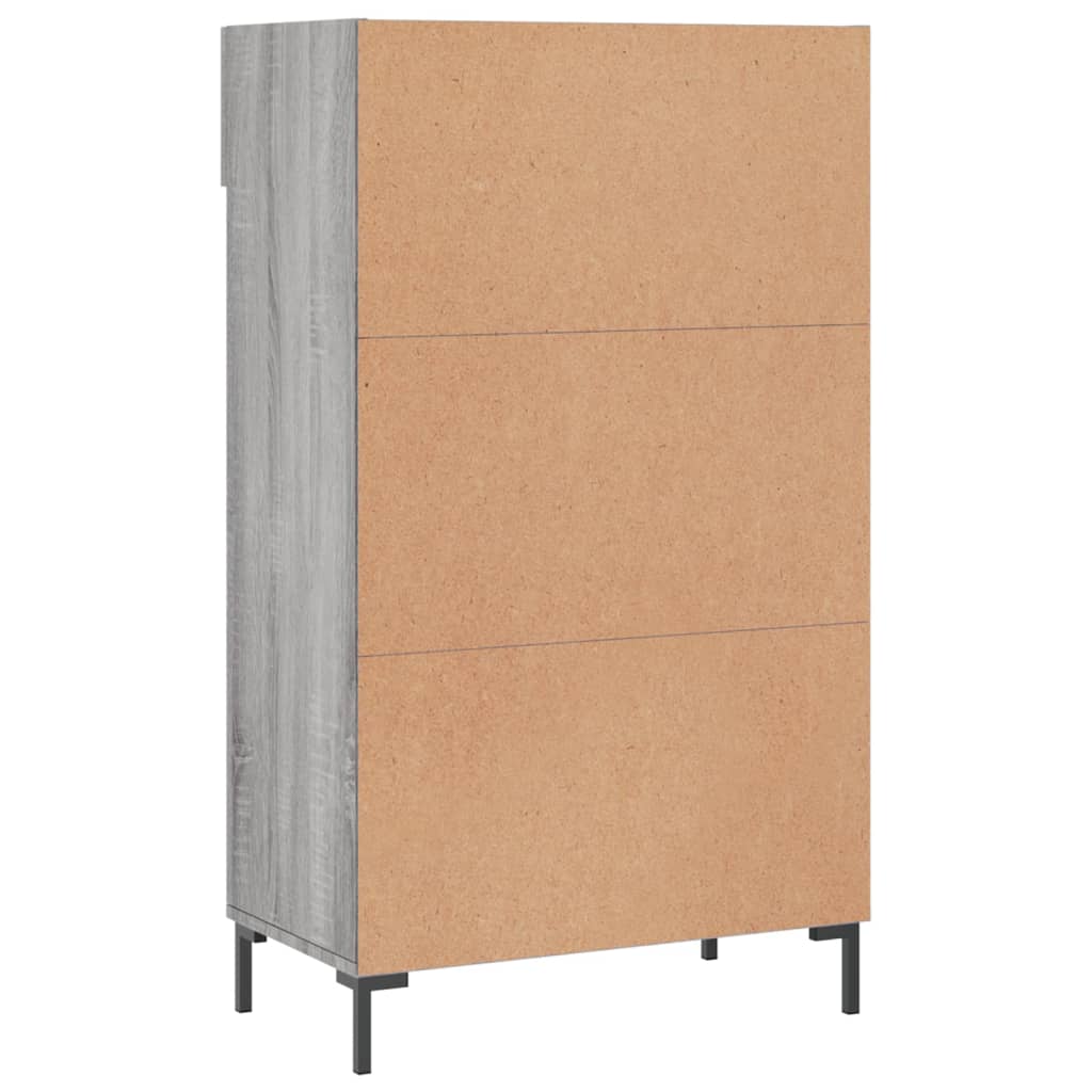 Shoe Cabinet Grey Sonoma 60x35x105 cm Engineered Wood