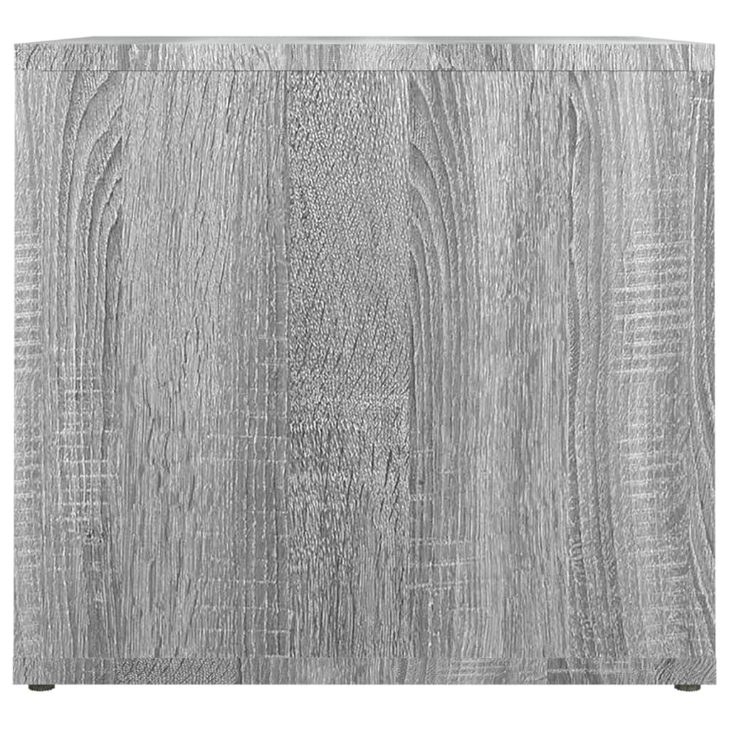 Bedside Table Grey Sonoma 41x40x36 cm Engineered Wood