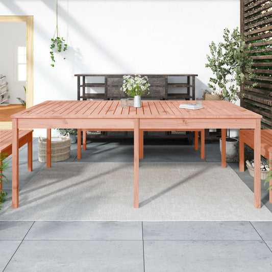 Garden Table 203.5x100x76 cm Solid Wood Douglas