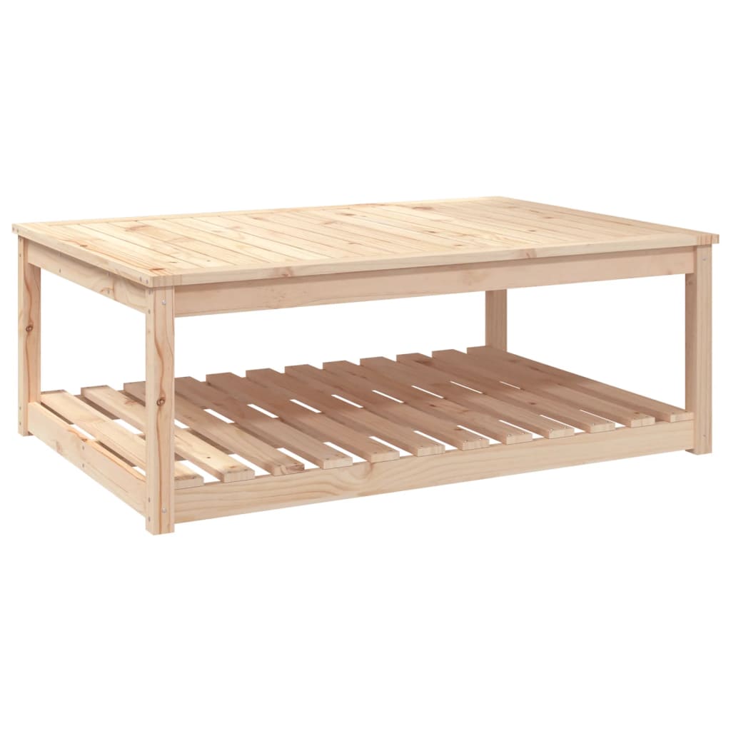 Garden Table 121x82.5x45 cm Solid Wood Pine