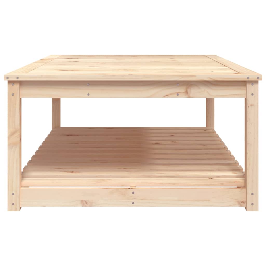 Garden Table 121x82.5x45 cm Solid Wood Pine