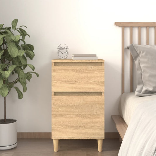 Bedside Cabinet Sonoma Oak 40x35x70 cm