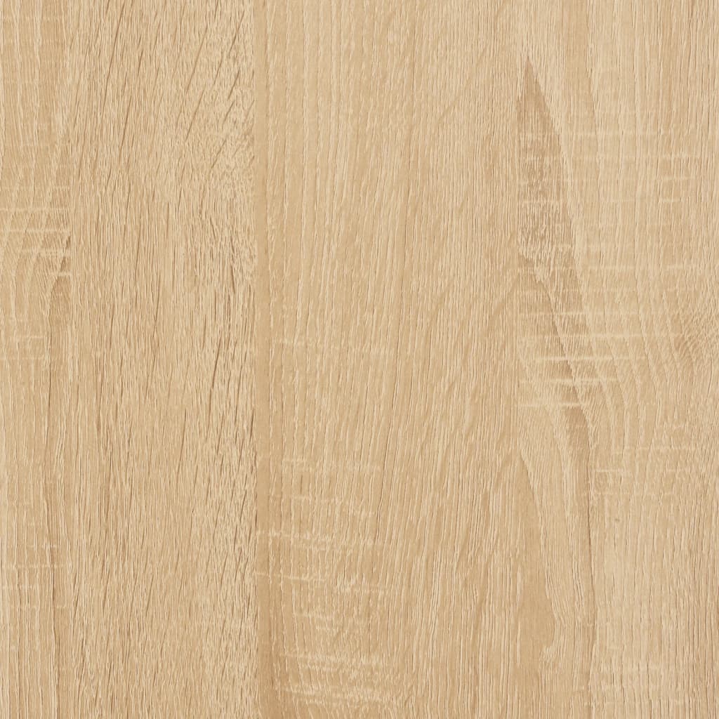 Desk Sonoma Oak 100x50x90 cm Engineered Wood and Iron