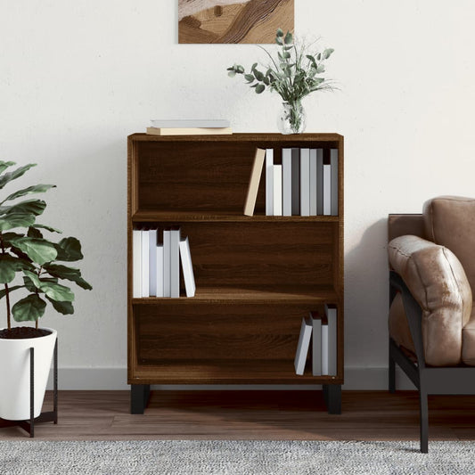 Shelf Cabinet Brown Oak 69.5x32.5x90 cm Engineered Wood