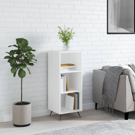 Shelf Cabinet White 34.5x32.5x90 cm Engineered Wood