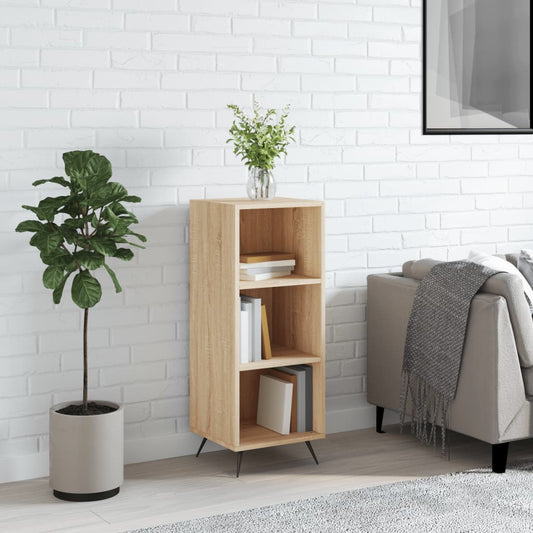 Shelf Cabinet Sonoma Oak 34.5x32.5x90 cm Engineered Wood