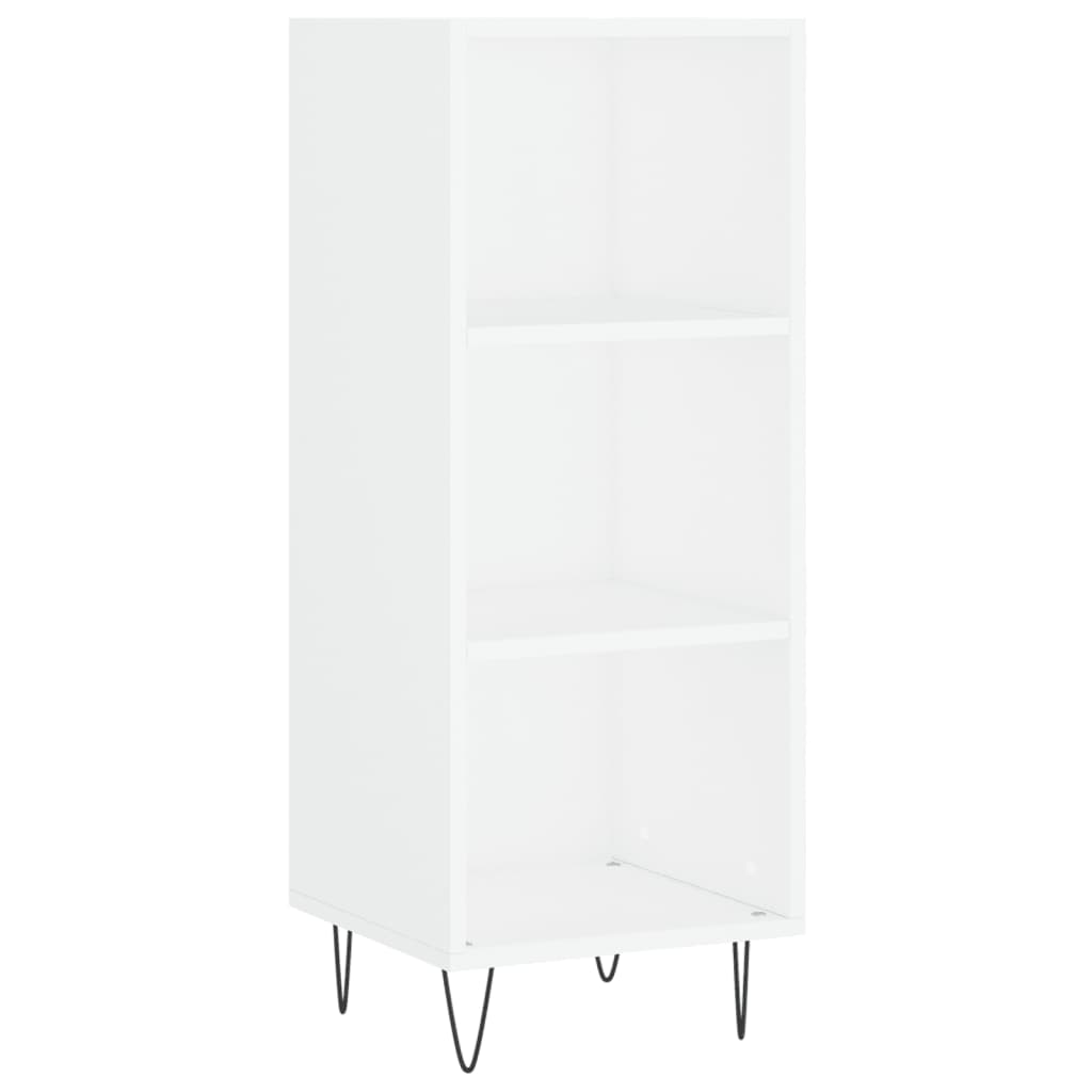 Sideboard White 34.5x32.5x90 cm Engineered Wood