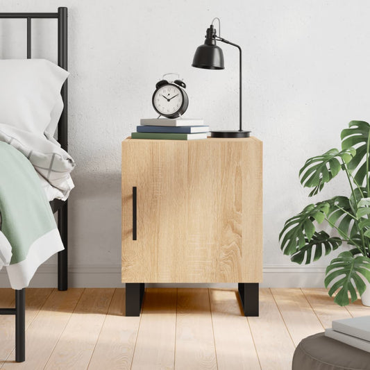 Bedside Cabinet Sonoma Oak 40x40x50 cm Engineered Wood