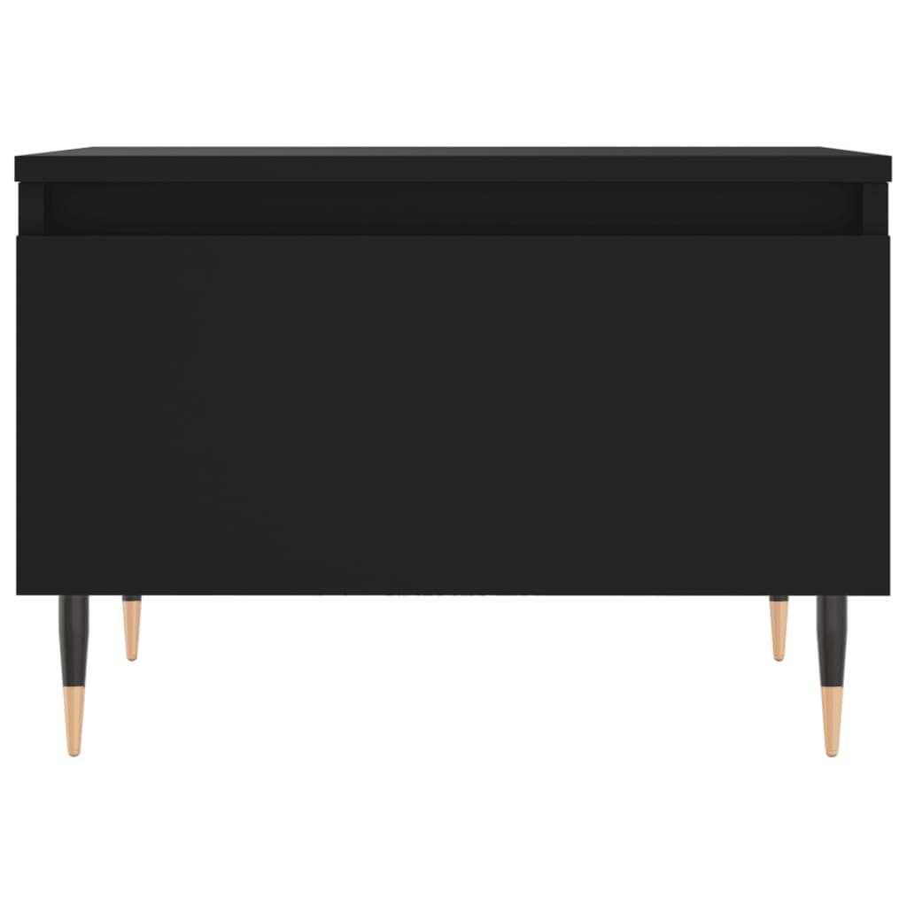 Coffee Table Black 50x46x35 cm Engineered Wood