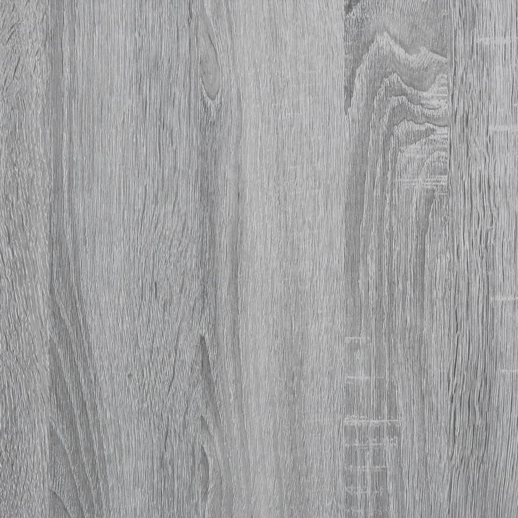 Coffee Table Grey Sonoma 121x121x40 cm Engineered Wood