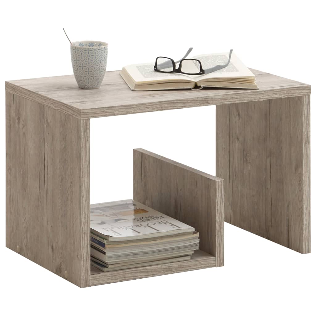 FMD Coffee Table 2-in-1 59.1x35.8x37.8 cm Sand Oak