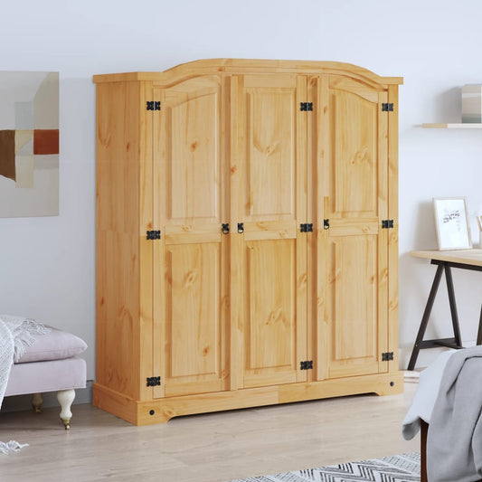 Wardrobe Mexican Pine Corona Range 3 Doors