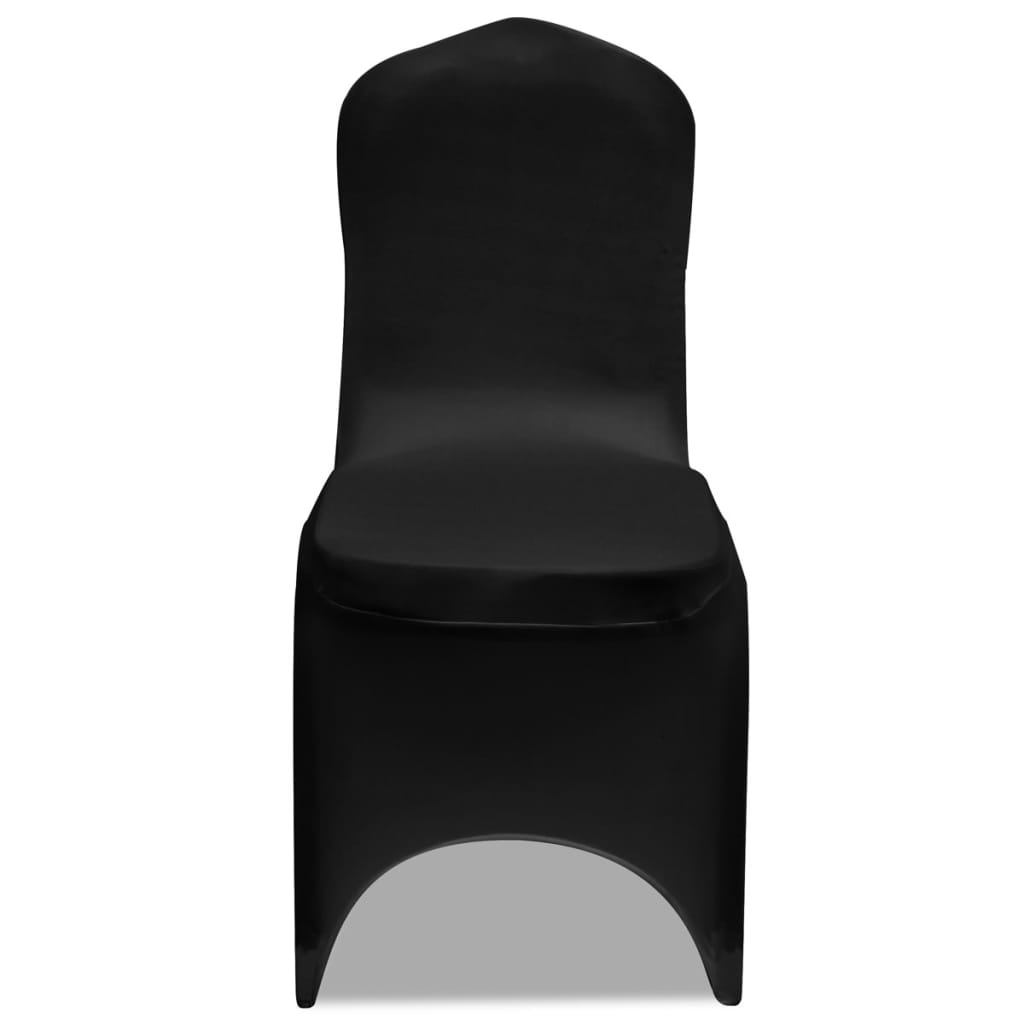 100 pcs Stretch Chair Covers Black