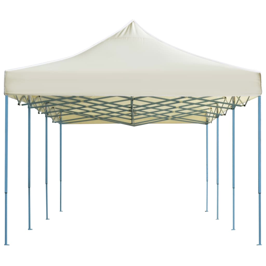Folding Pop-up Party Tent 3x9 m Cream