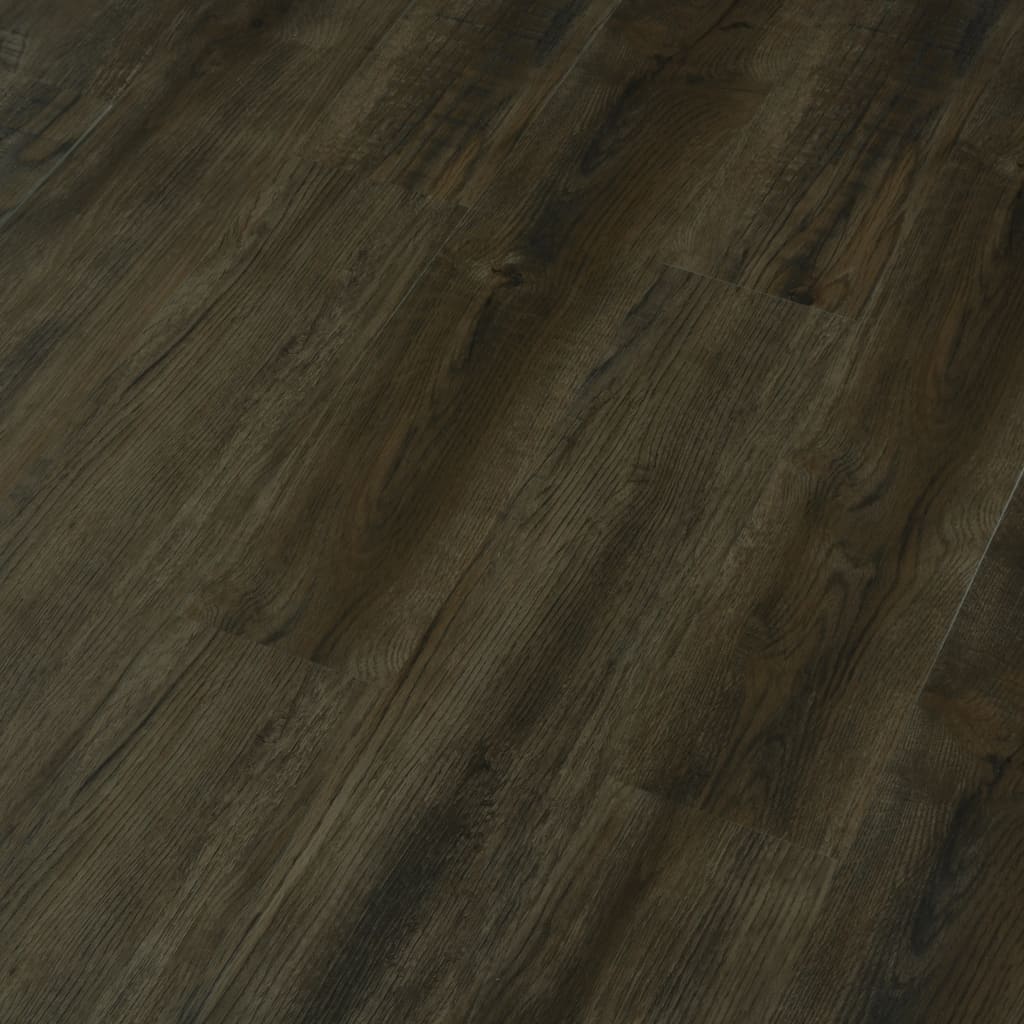 Self-adhesive Flooring Planks 4.46 m² 3 mm PVC Dark Brown