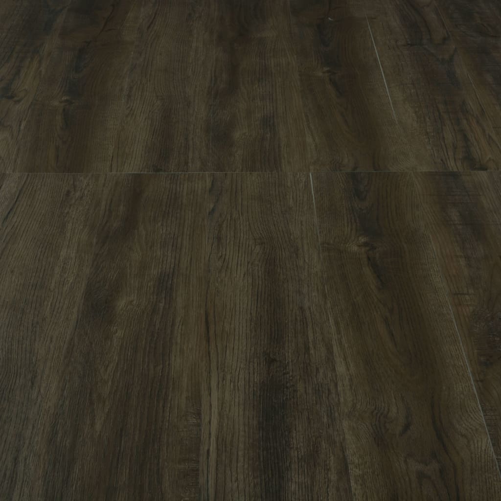 Self-adhesive Flooring Planks 4.46 m² 3 mm PVC Dark Brown