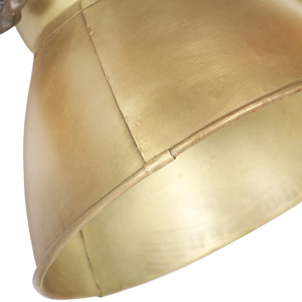 Industrial Wall Lamp Brass 45x25 cm E27