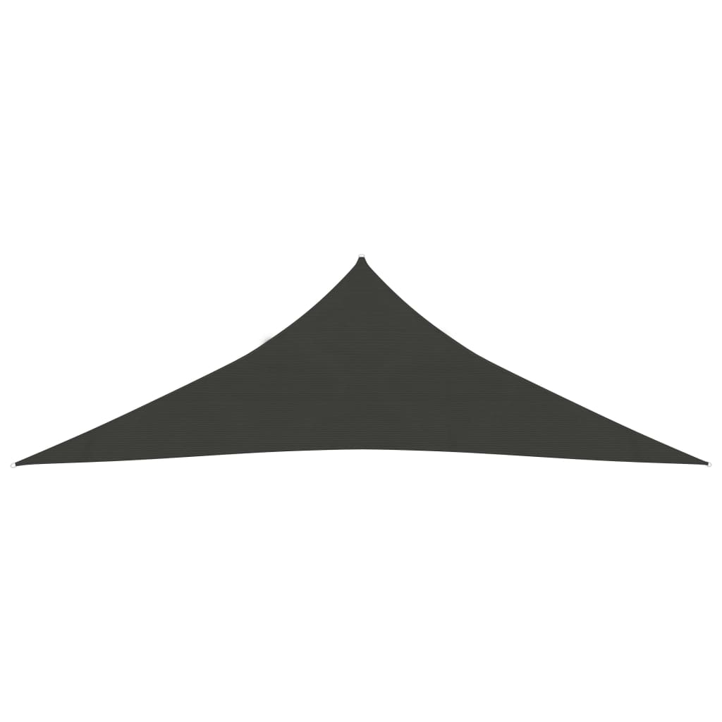 Sunshade Sail 160 g/m² Anthracite 4x4x4 m HDPE