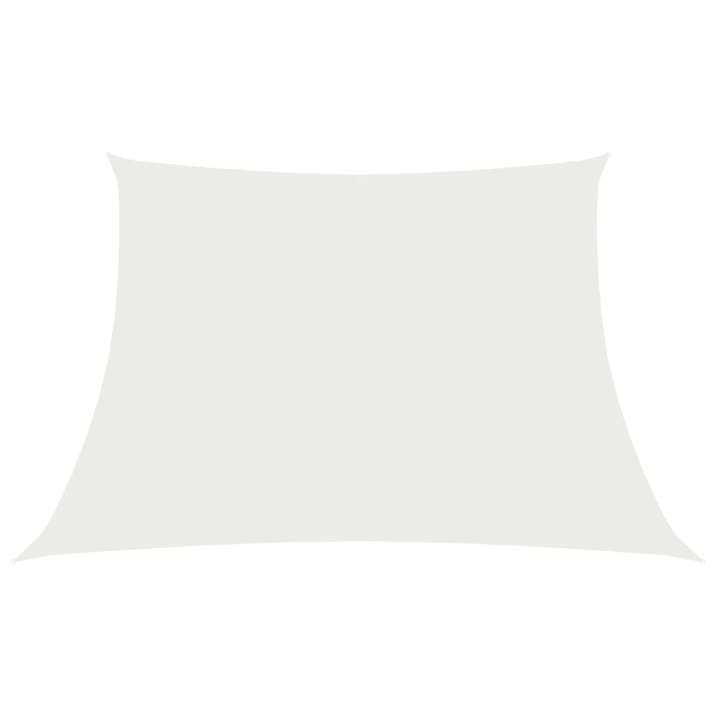 Sunshade Sail 160 g/m² White 3/4x3 m HDPE