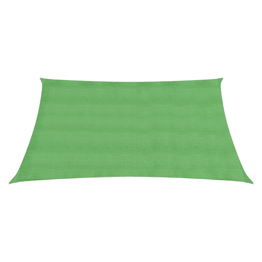 Sunshade Sail 160 g/m² Light Green 3.6x3.6 m HDPE