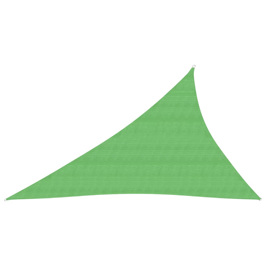 Sunshade Sail 160 g/m² Light Green 4x5x6.8 m HDPE