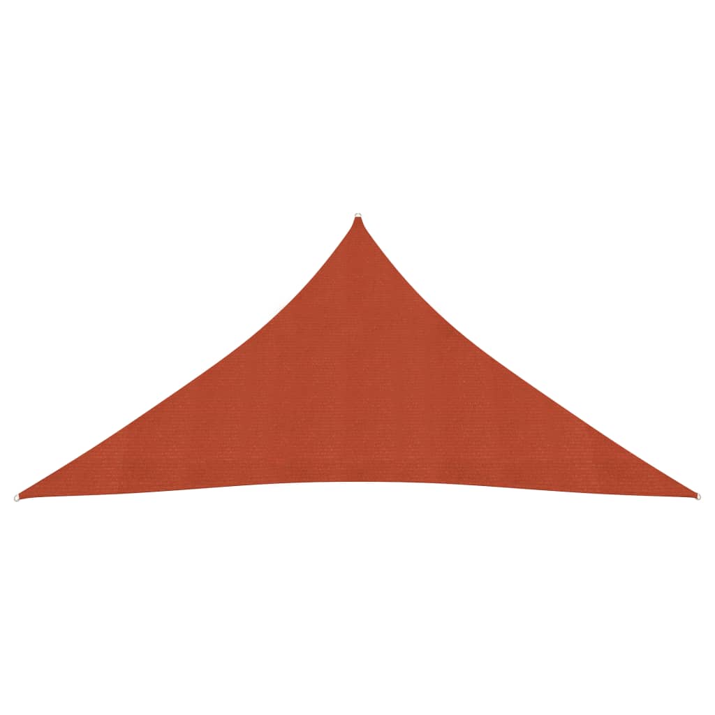 Sunshade Sail 160 g/m² Terracotta 4.5x4.5x4.5 m HDPE