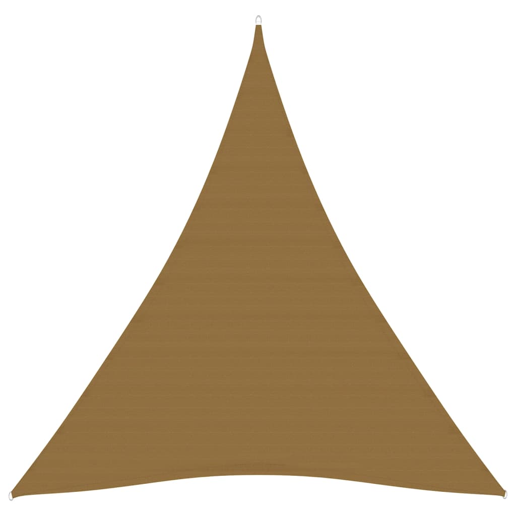 Sunshade Sail 160 g/m² Taupe 5x6x6 m HDPE