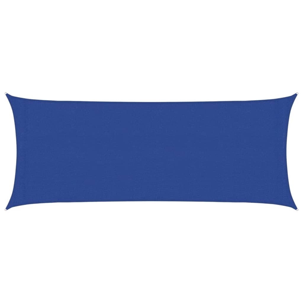 Sunshade Sail 160 g/m² Blue 2x5 m HDPE