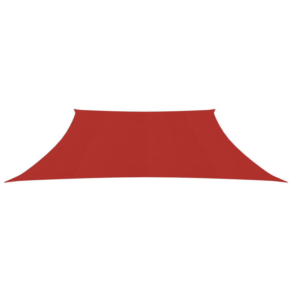 Sunshade Sail 160 g/m² Red 3/4x2 m HDPE