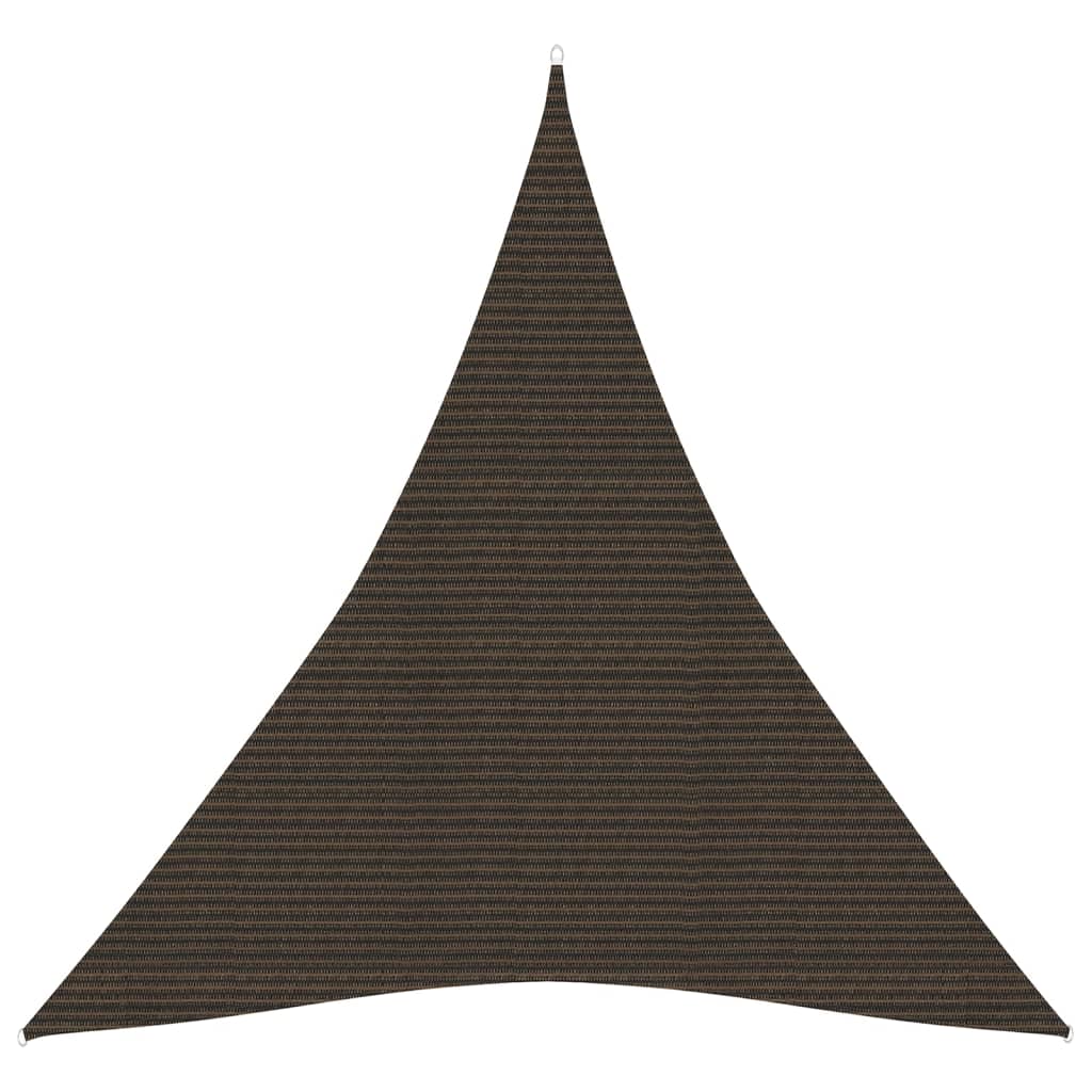 Sunshade Sail 160 g/m² Brown 3x4x4 m HDPE