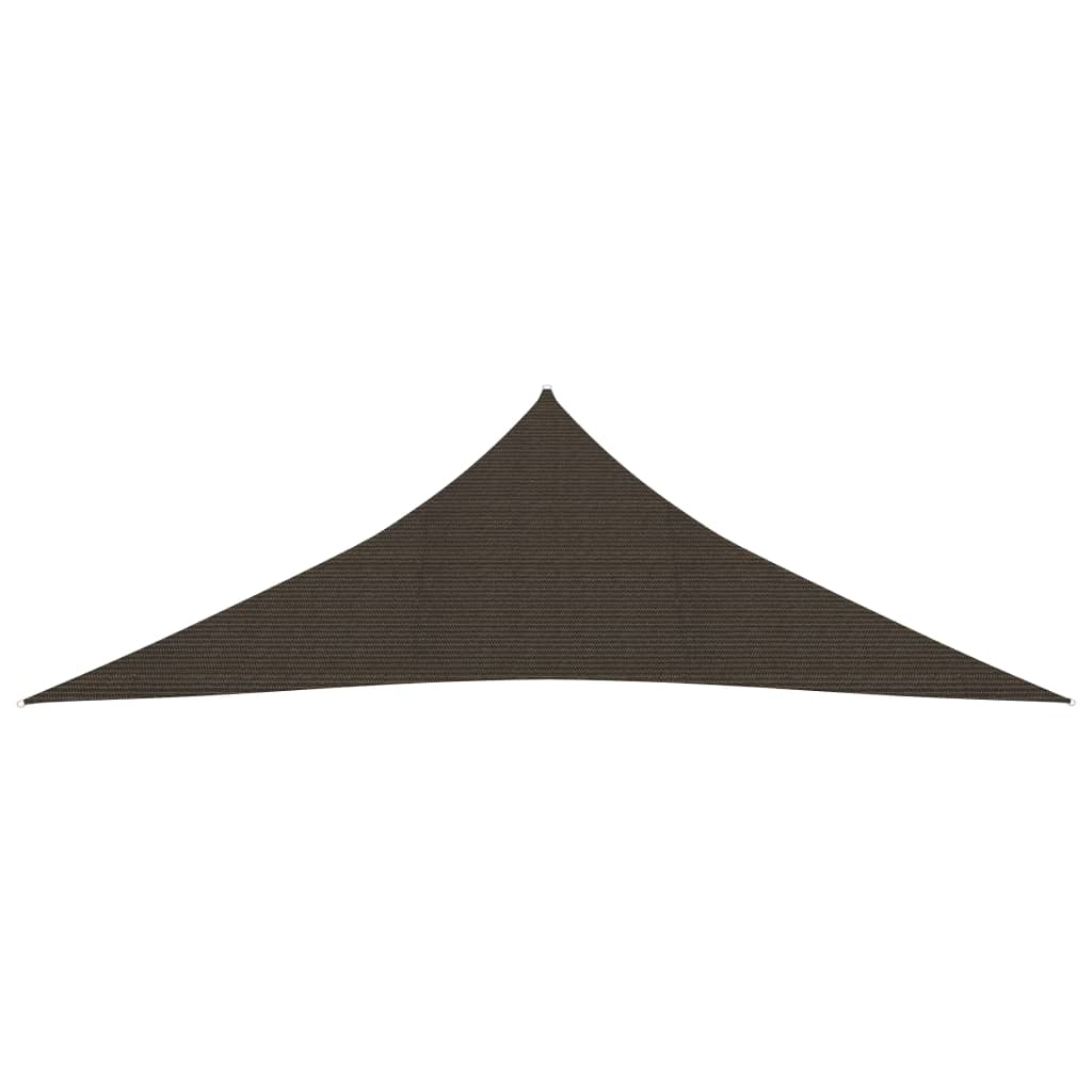 Sunshade Sail 160 g/m² Brown 3.5x3.5x4.9 m HDPE