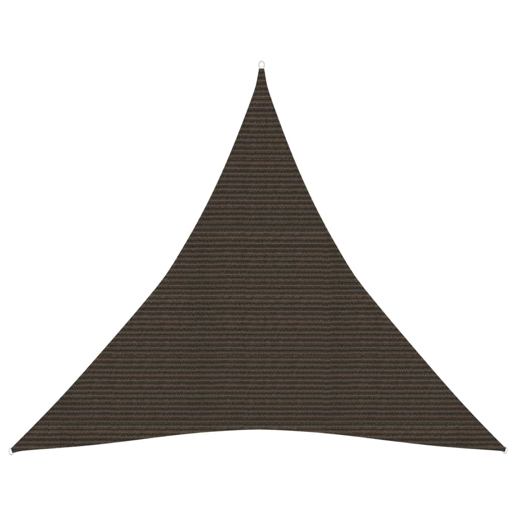 Sunshade Sail 160 g/m² Brown 4.5x4.5x4.5 m HDPE