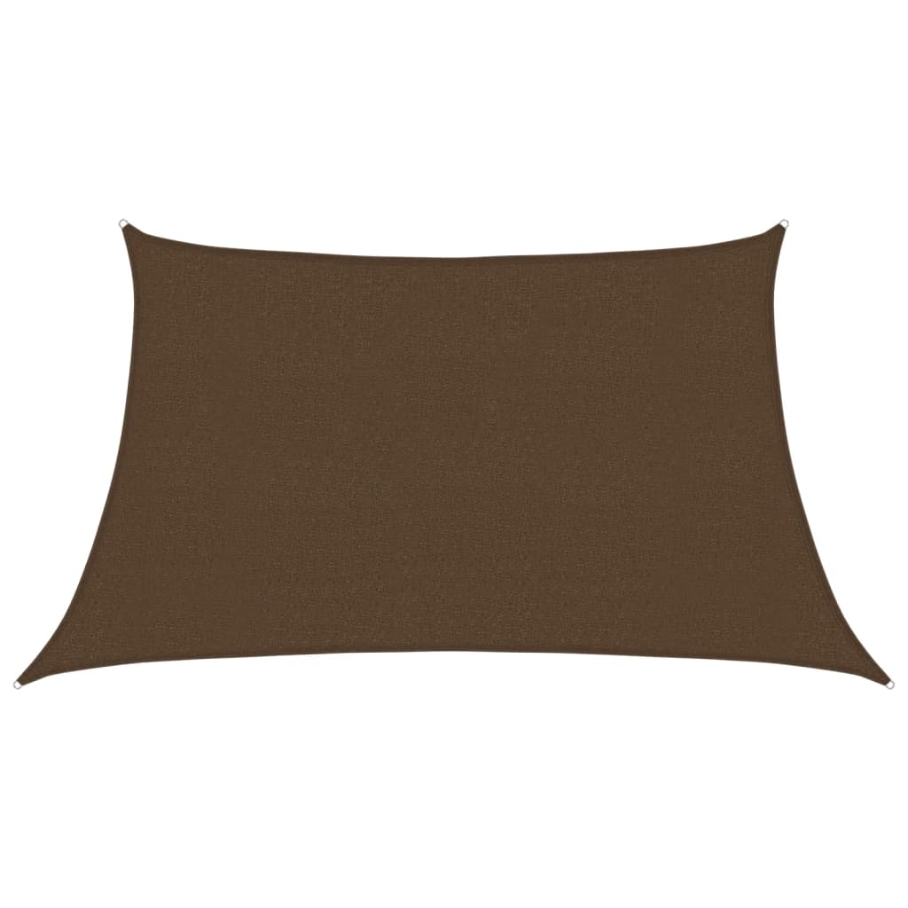 Sunshade Sail 160 g/m² Brown 3/4x2 m HDPE